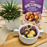 Han Dian Mix Colour Sweet Potato Balls on board.